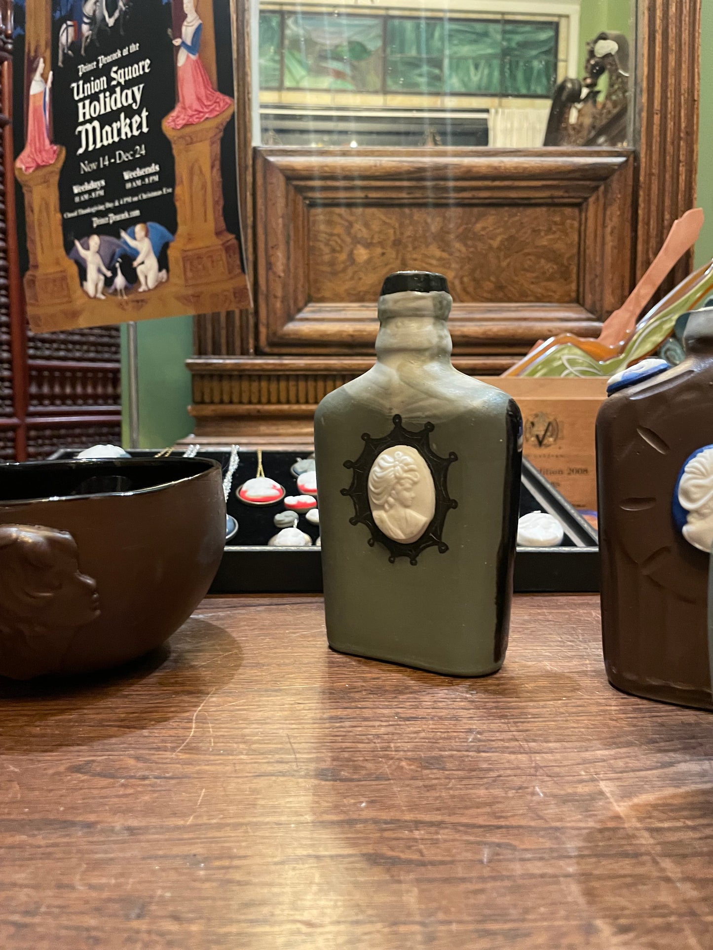 Porcelain Cameo Bottle