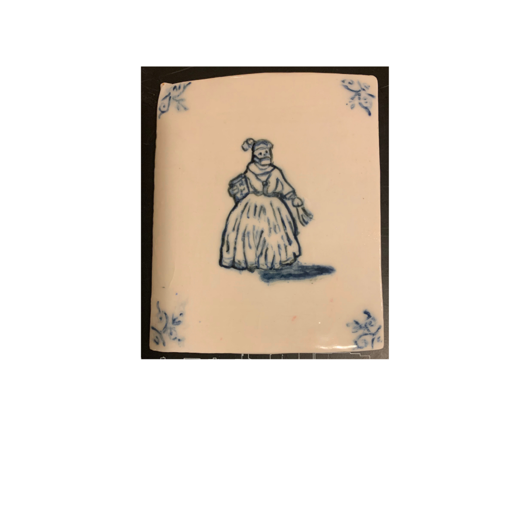 “Tryntje in 2020” - Delft inspired tile