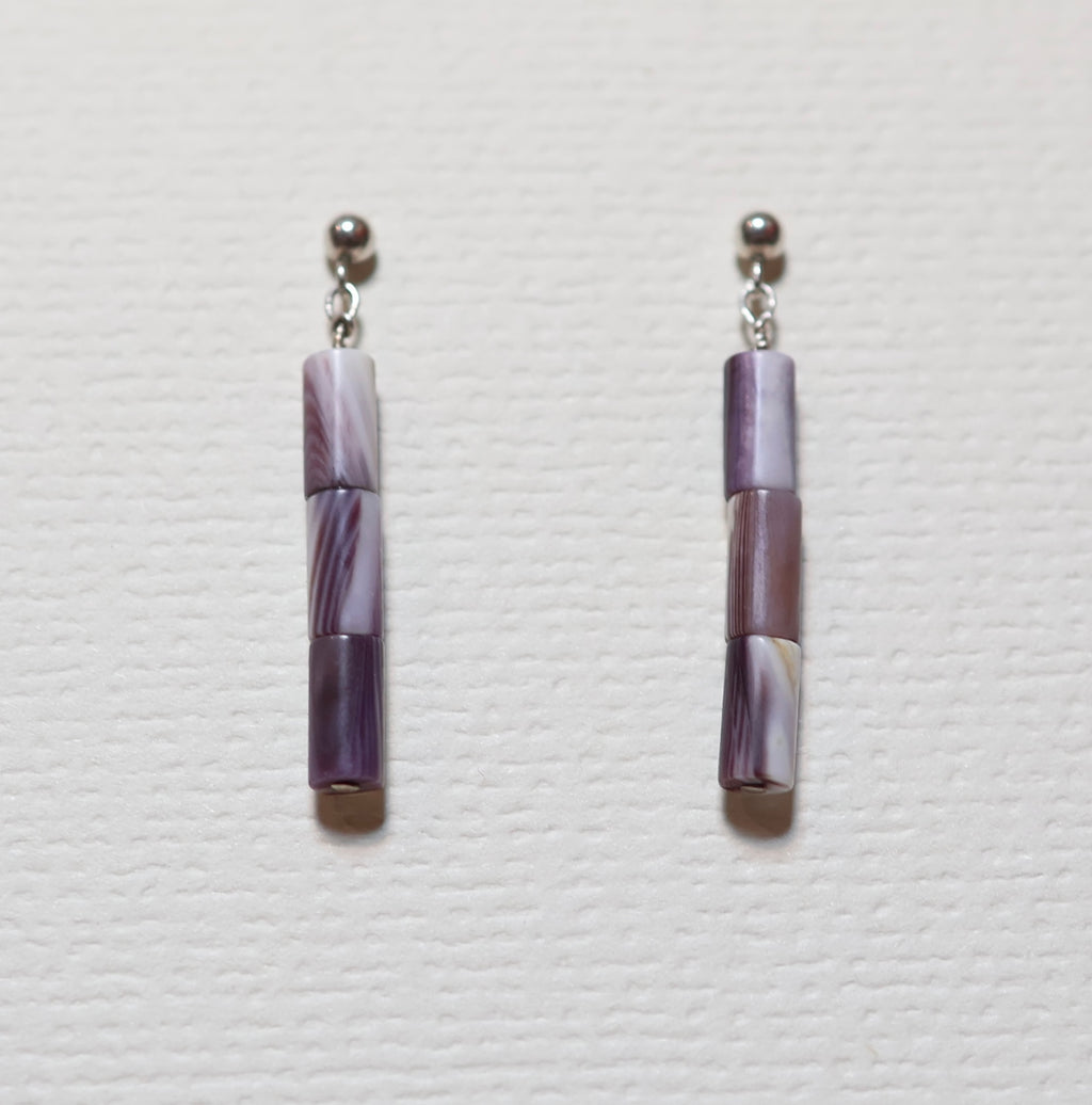 Wampum Bead Earrings