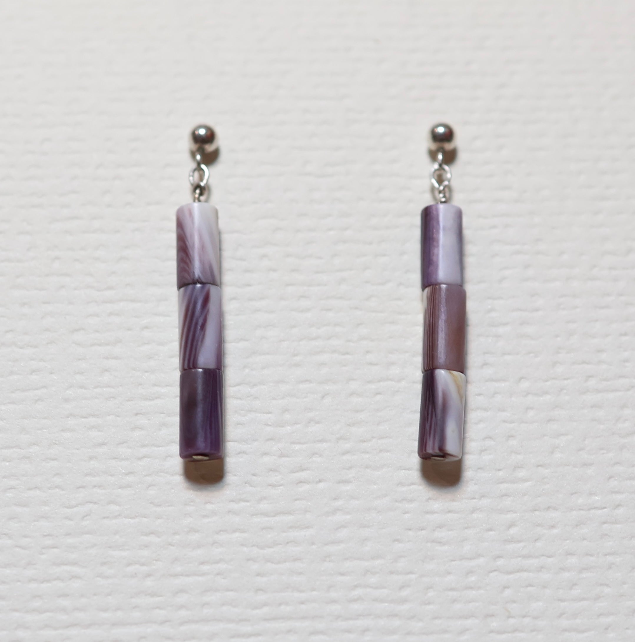 Wampum Bead Earrings