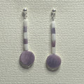 Wampum Bead Dangle Earring