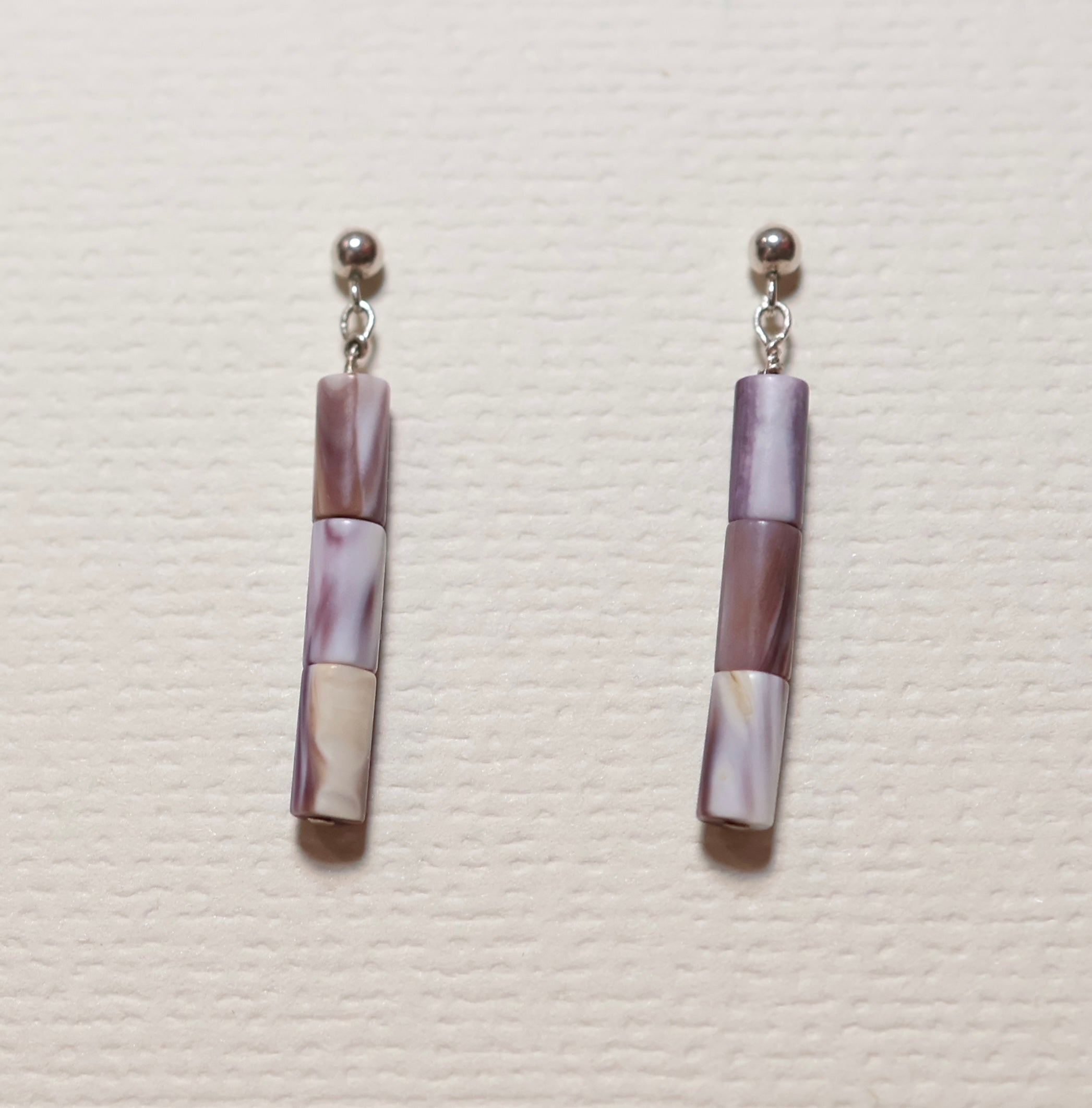 Wampum Bead Earrings