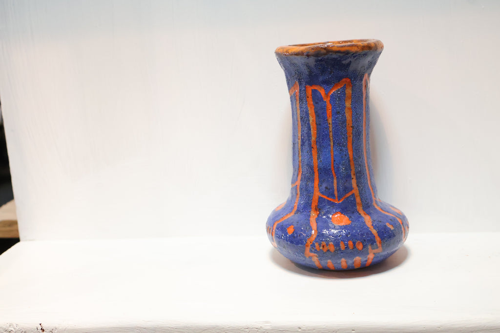 Inlay Carved Vase