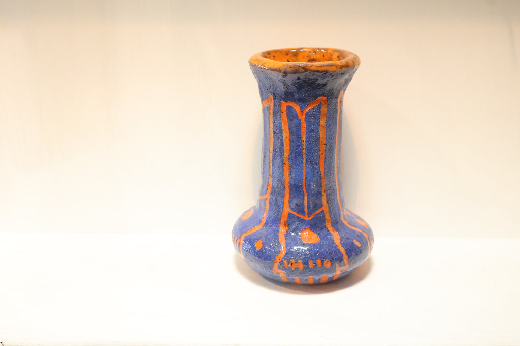 Inlay Carved Vase