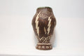Handbuilt Vase - Lightning Bolts