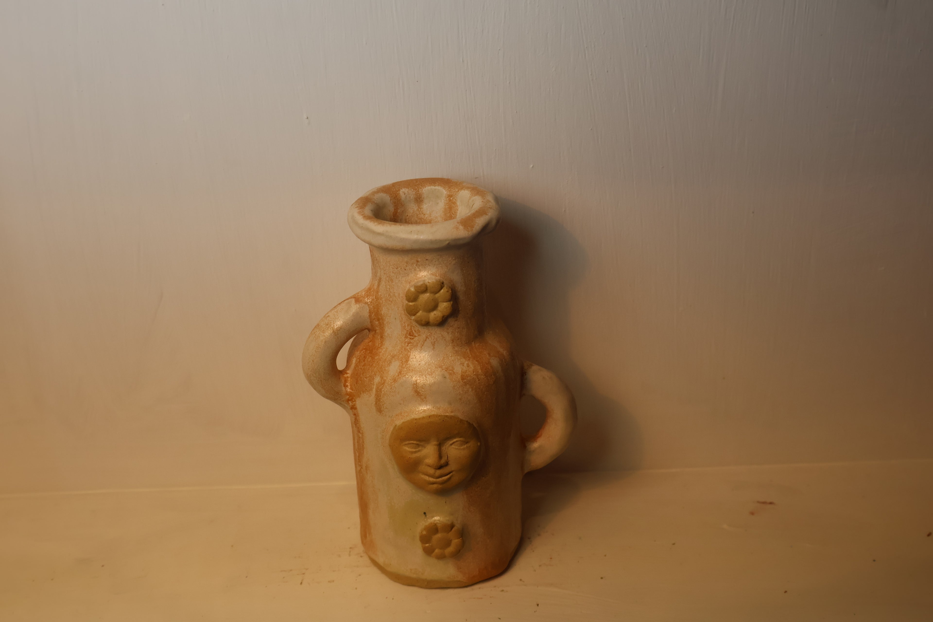 Flowery Face Vase