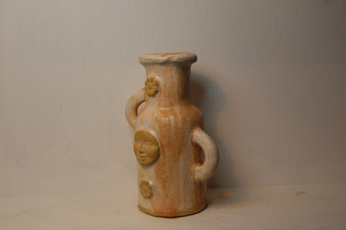 Flowery Face Vase